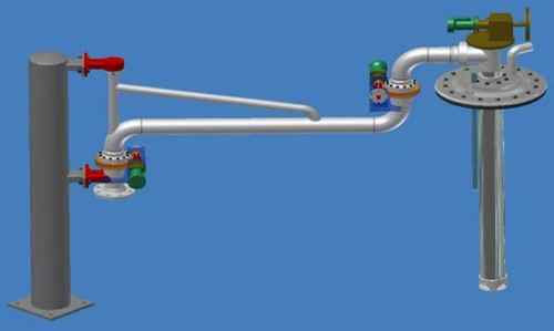 AL1403旋臂式全自動(dòng) 頂部裝卸臂(單)